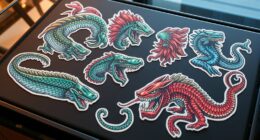 mythical creature temporary tattoos