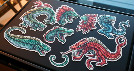 mythical creature temporary tattoos