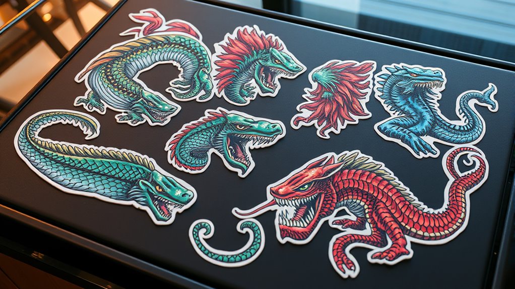 mythical creature temporary tattoos