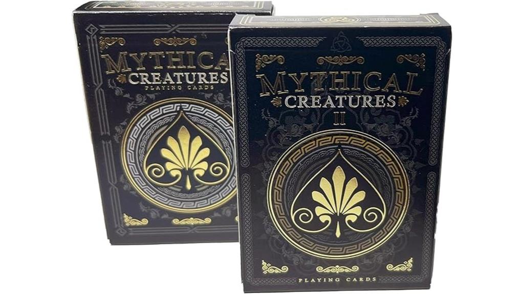 mythical creatures waterproof cards
