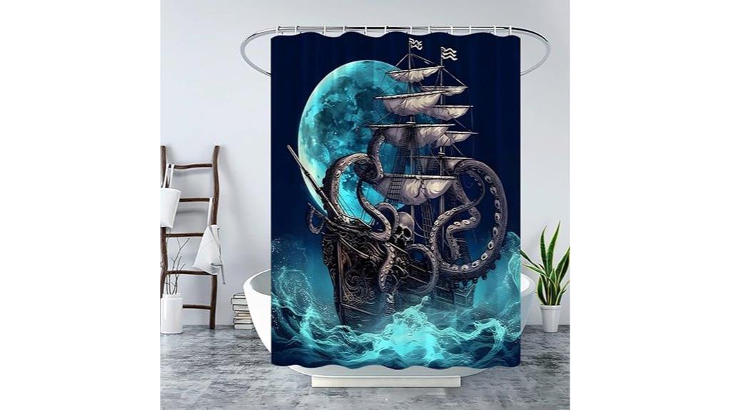octopus shower curtain hook