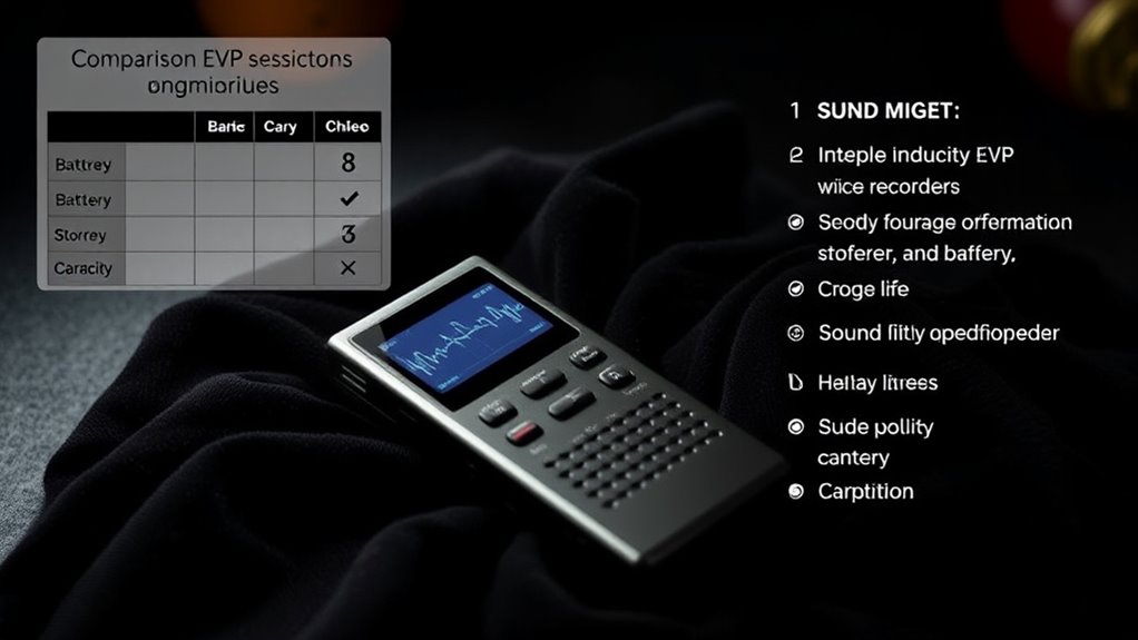 optimal evp recording features