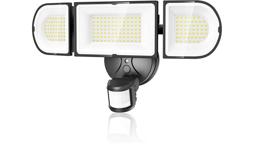 outdoor 180w motion floodlights