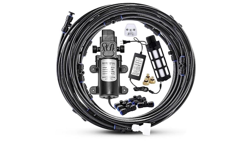 outdoor misting cooling system