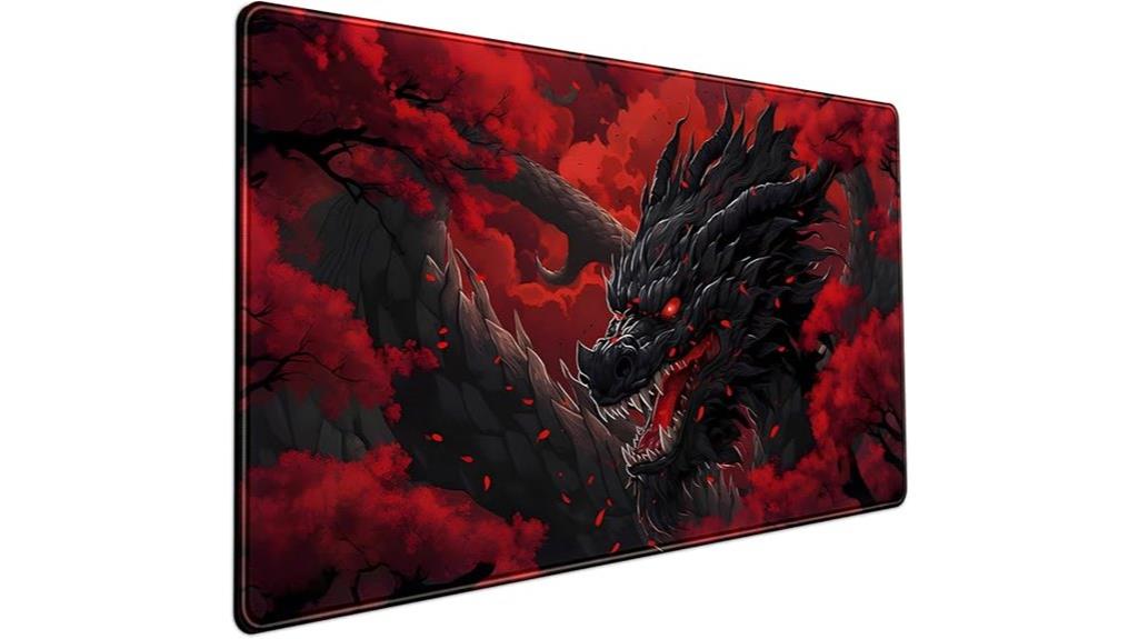 oversized dragon mouse pad