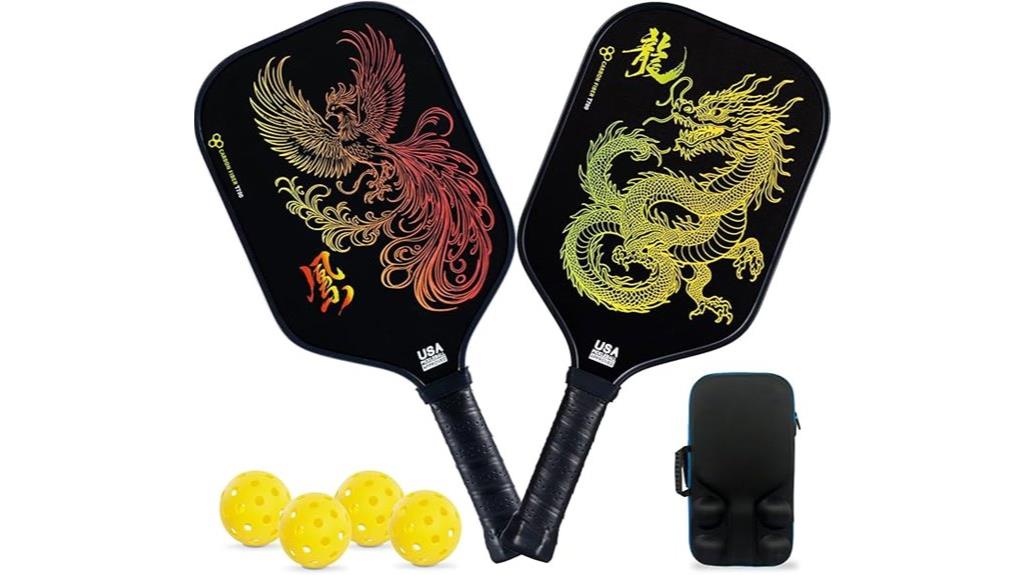 pair of pickleball paddles
