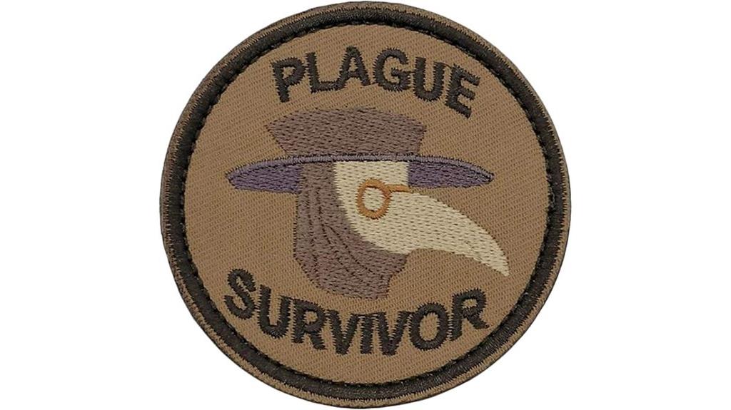 plague survivor badge patch