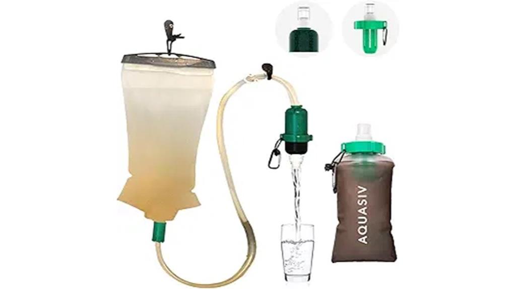 portable gravity water filtration