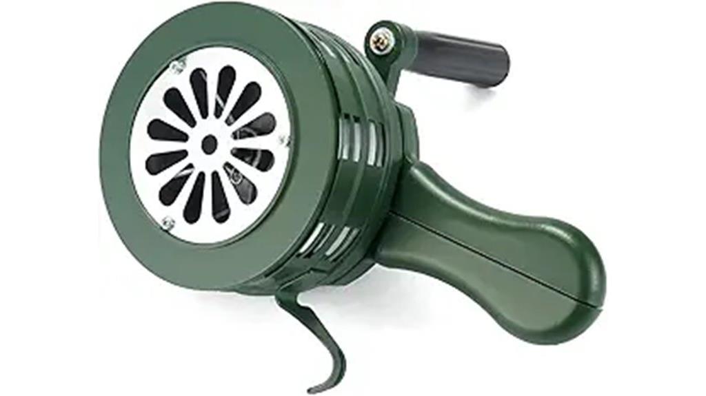 portable hand crank siren
