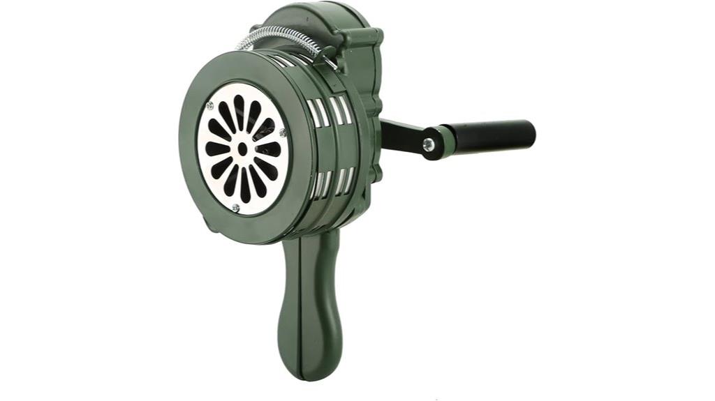 portable handheld air raid siren