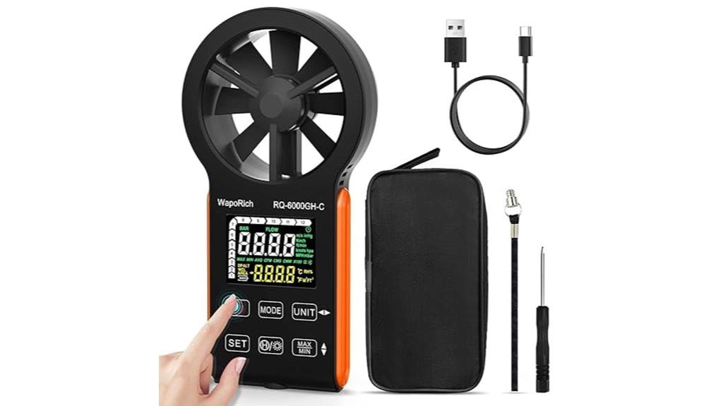 portable hvac airflow meter