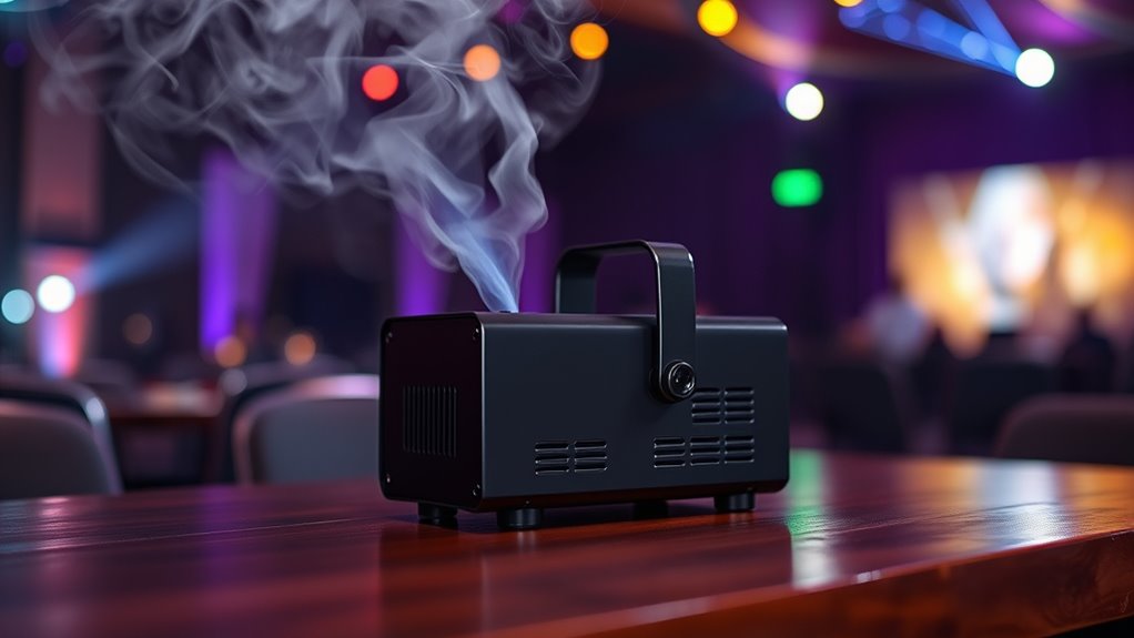 portable smoke machine considerations