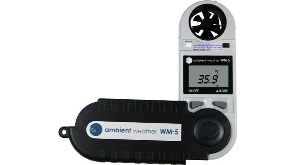 portable weather monitoring device