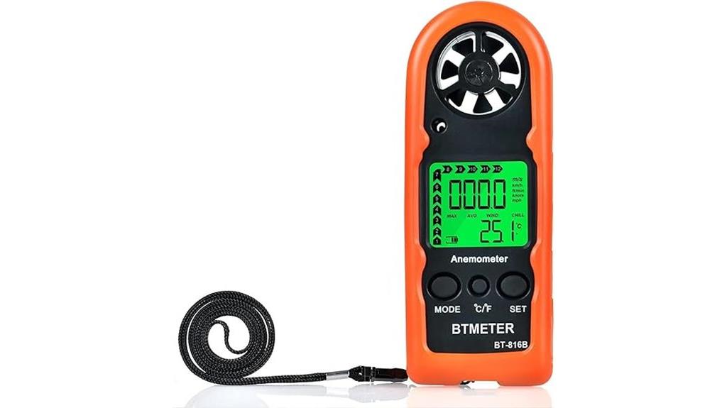 portable wind speed meter