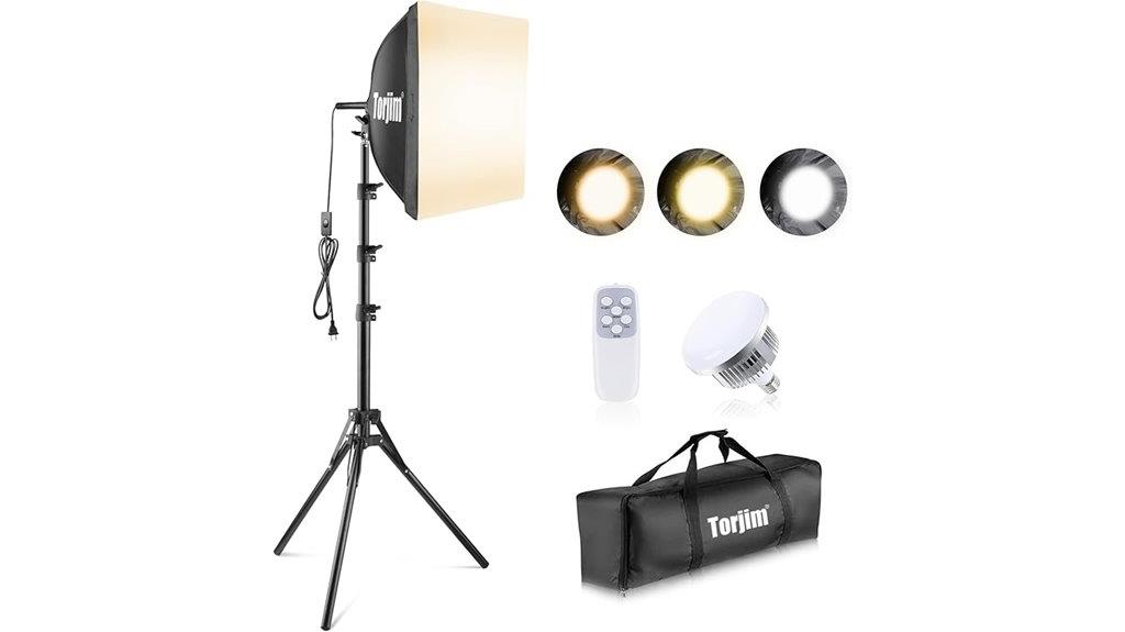 professional softbox lighting kit