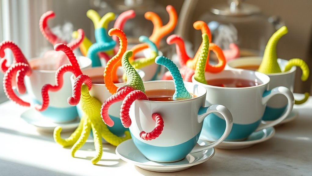 quirky tentacle tea infusers