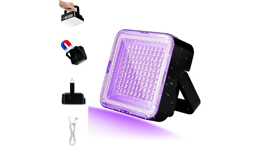 rechargeable uv black light