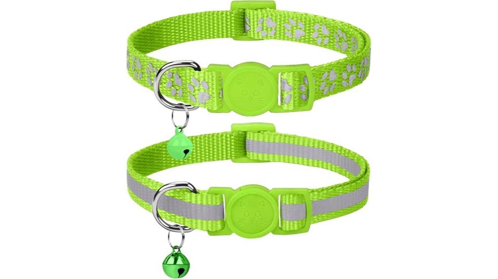 reflective cat collar pack