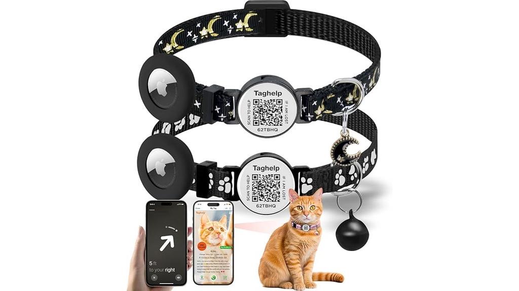 reflective gps cat collars
