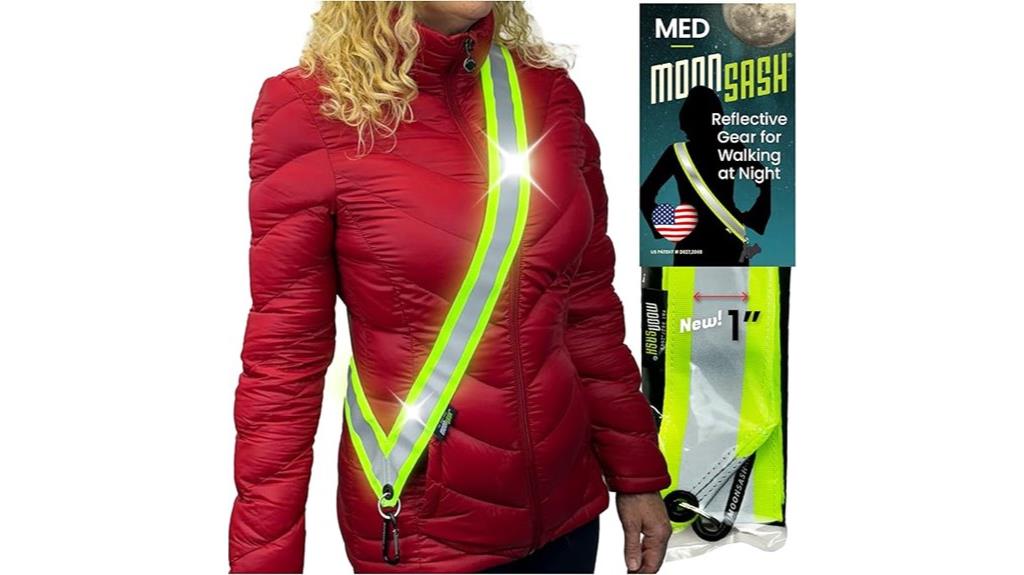 reflective night walking sash