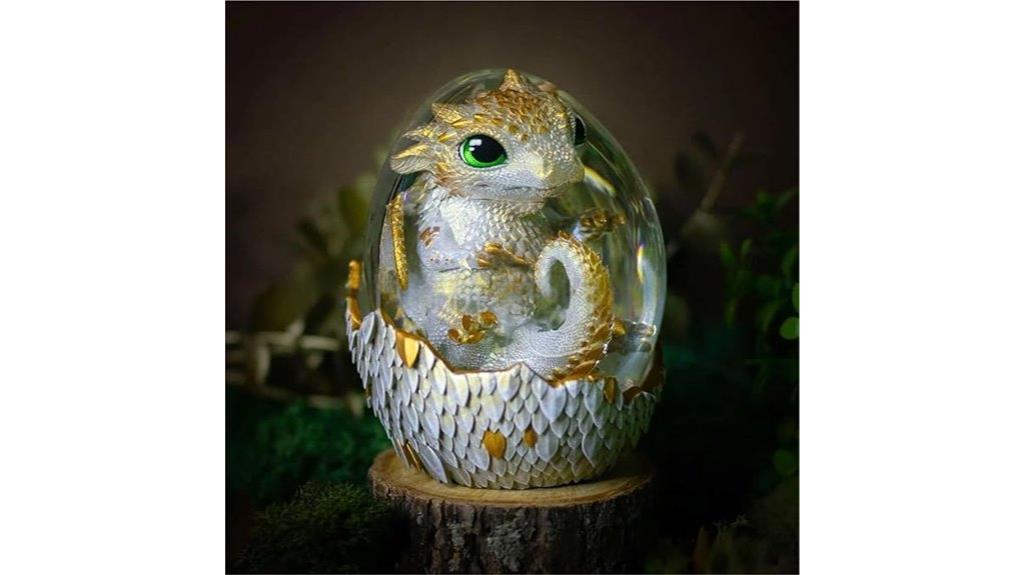 resin dragon egg figurines
