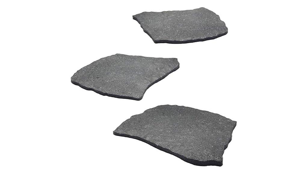 rubber garden pathway stones