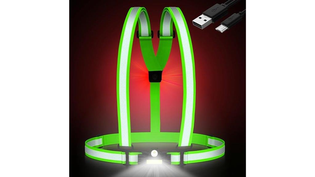 running vest with lights