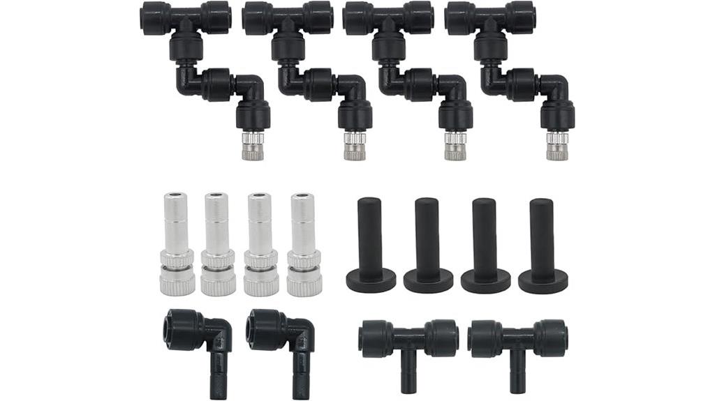 set of four reptile mister nozzles