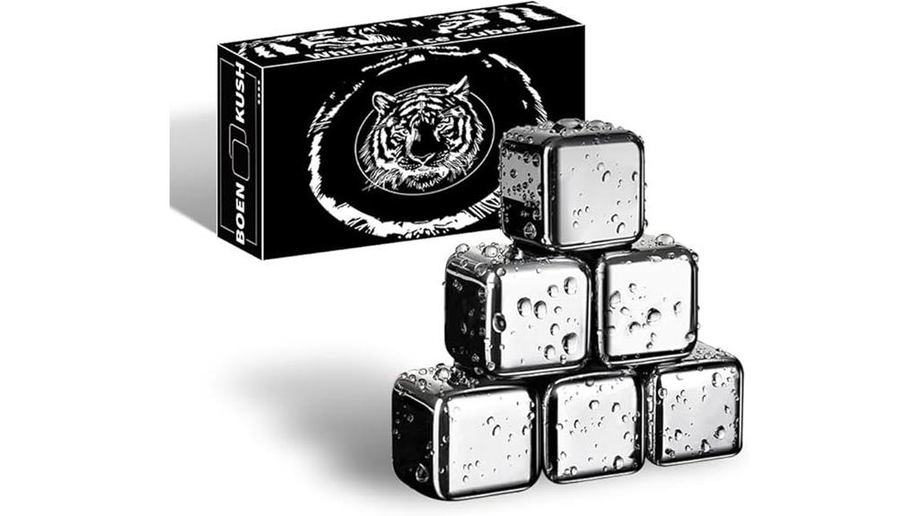 set of six whiskey stones