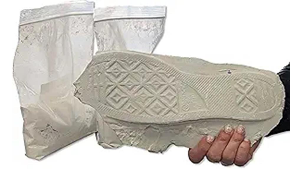 set of two footprint casting powders