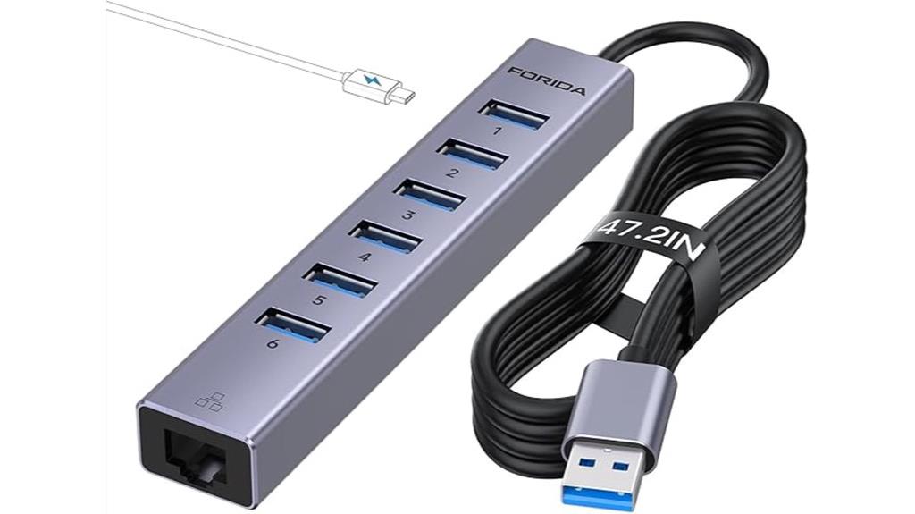 seven port usb hub