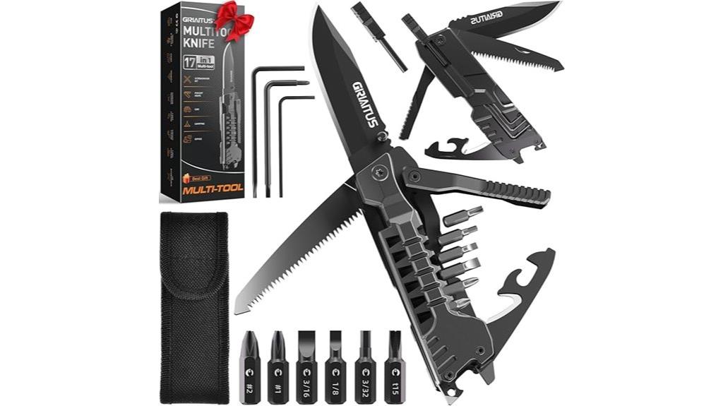 seventeen in one camping tool