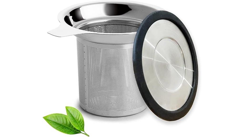 silicone lid steel mesh