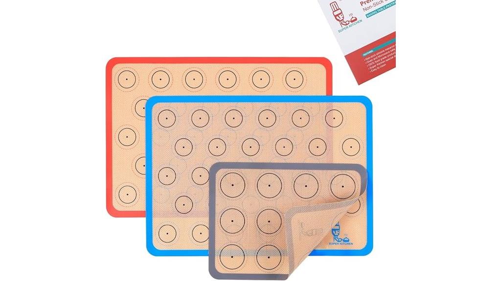 silicone mat set for baking