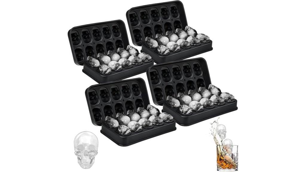 silicone skull ice molds
