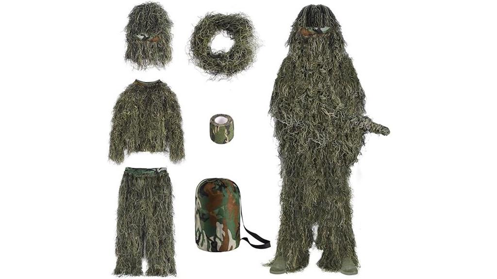 six in one camouflage suit