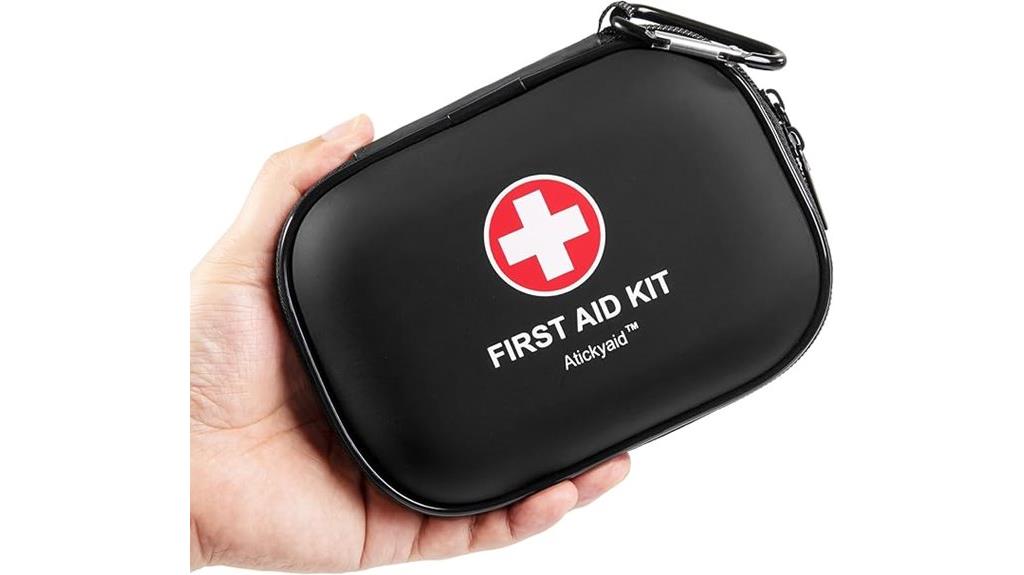 small black first aid kit