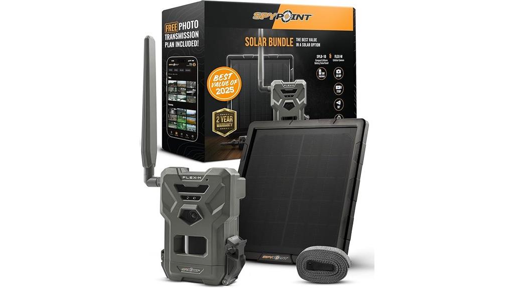 solar powered cellular trail camera