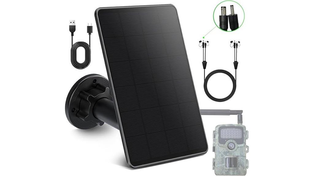 solar powered trail camera