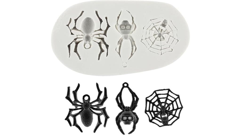 spider shaped silicone cake mold