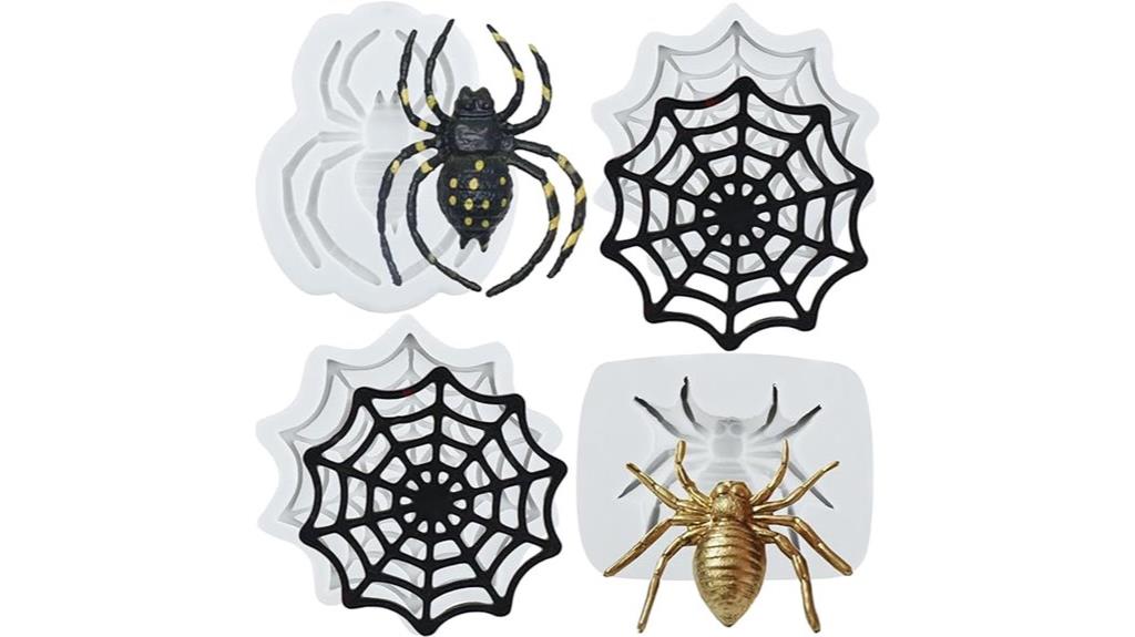 spider web fondant molds