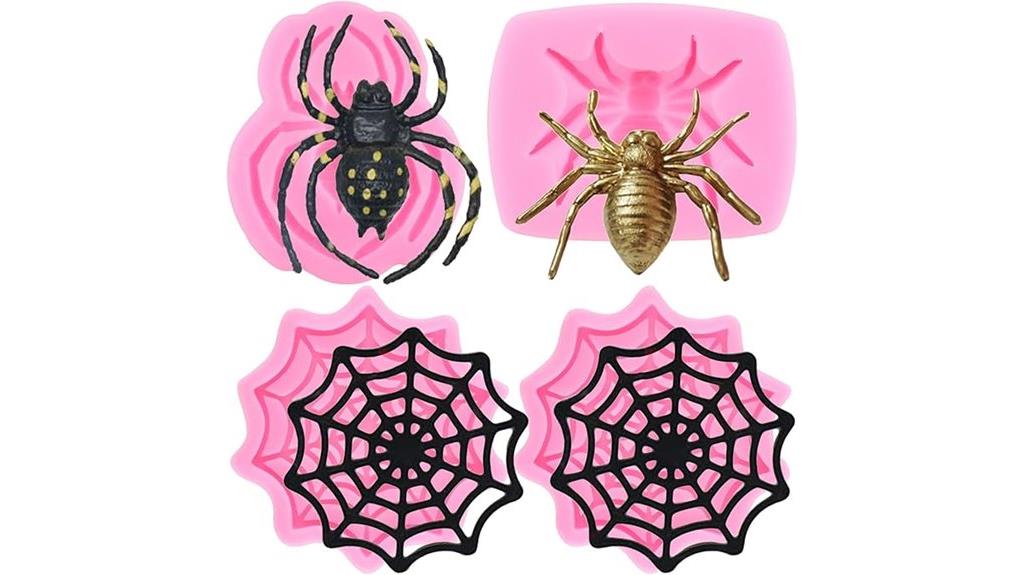 spider web fondant molds