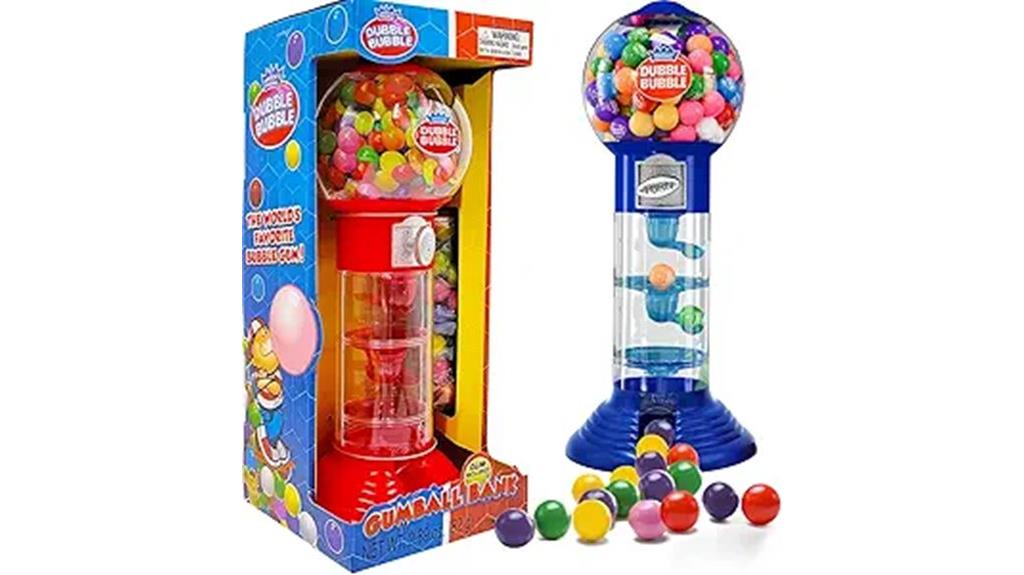 spiral gumball bank toy