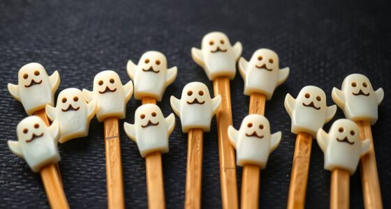 spooky bamboo chopstick set