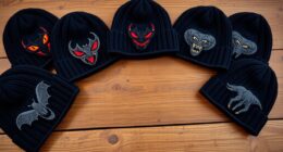 spooky cryptid beanie selection
