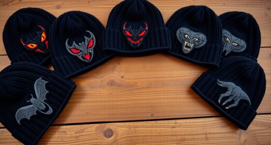 spooky cryptid beanie selection