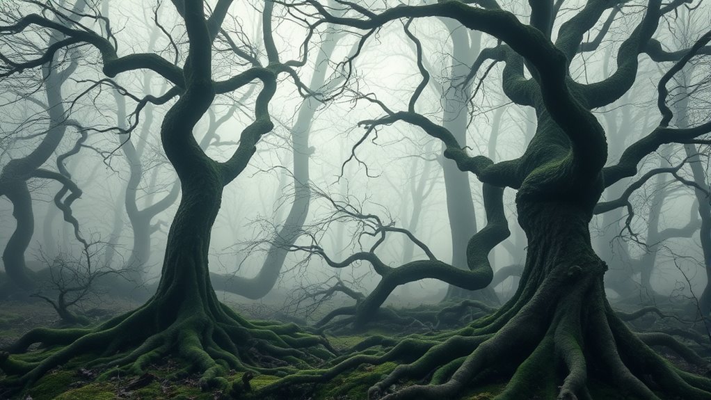 spooky forest video backgrounds