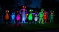 spooky inflatable outdoor decorations