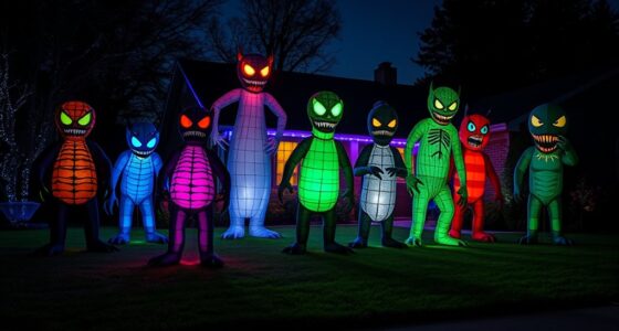 spooky inflatable outdoor decorations
