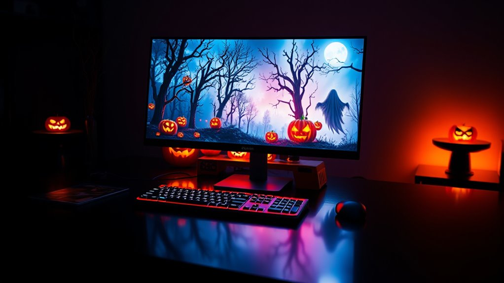 spooky led monitor backlights